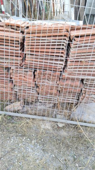 Tejas planas de barro
