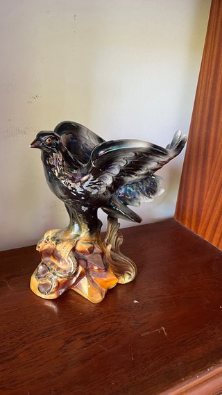 Figura de porcelana pájaro