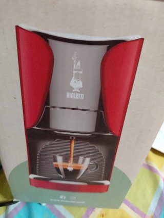 Macchina da caffè Bialetti Dama Cialde ESE Rossa