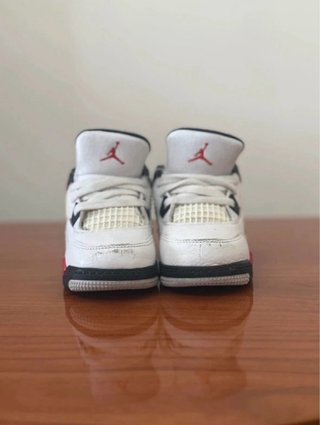 Scarpe Jordan Bambino Bianche Rosse