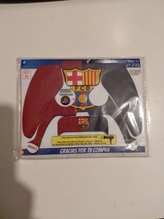 Vinilo para Mando PS5 FC Barcelona
