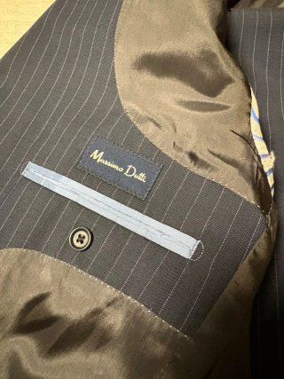Traje Massimo Dutti Azul Hombre