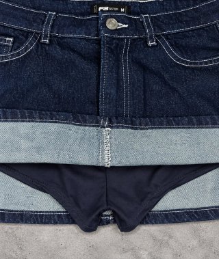 Denim Skort M • Falda Pantalón Vaquera •