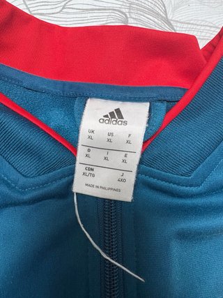 Chaqueta Adidas España Roja y Turquesa