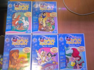 Lote 5 DVD Disney Magic English