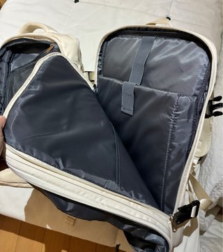 Mochila viaje cabina beige