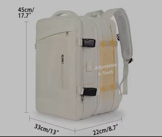 Mochila viaje cabina beige