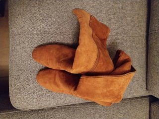 Botas Altas de Tacón Marrones