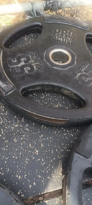 Lote Gimnasio profesional 855kg Discos Olímpicos