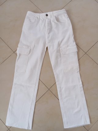 Pantaloni cargo bianchi Subdued tg 44