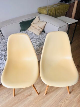 2 Sillas de Comedor Estilo Nórdico