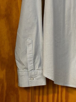 Camisa de rayas azules Kiabi Talla M
