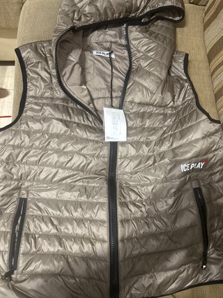 Chaleco Ice Play Beige Talla L/ 50