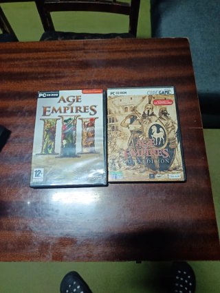 Age of Empires Gold y 3 PC CD-ROM