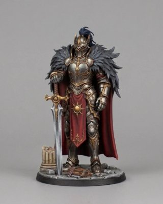 Figura Caballero Campeón D&D