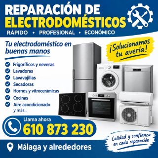 Reparación de electrodomésticos en Málaga