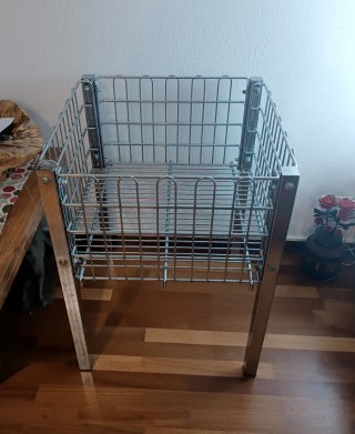 Cesto espositore professionale metallo pesante