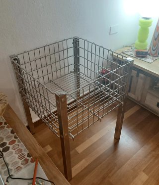 Cesto espositore professionale metallo pesante