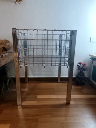 Cesto espositore professionale metallo pesante