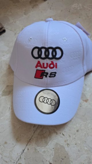Gorra Audi RS Blanca