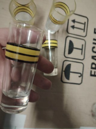 Set di 6 bicchierini da liquore vintage