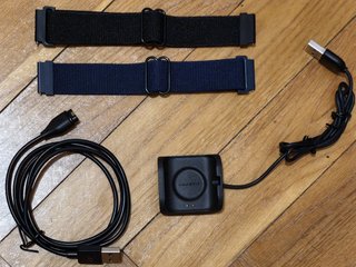 Pulseras y cargador de Garmin y Amazfit