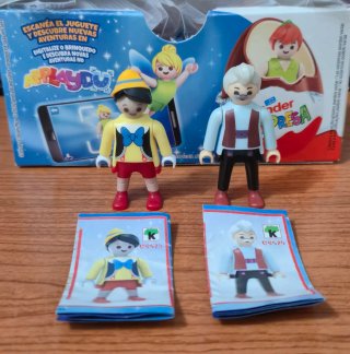 Pareja Playmobil Kinder Sorpresa Disney