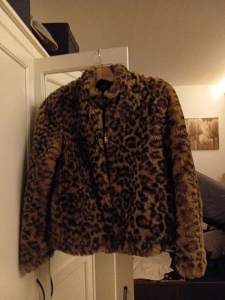 Chaqueta pelo leopardo