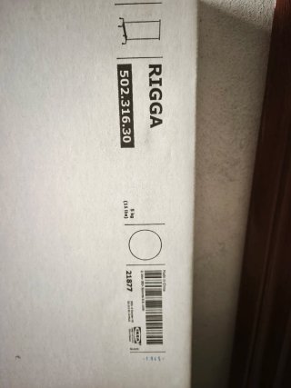 Burro de ropa RIGGA IKEA