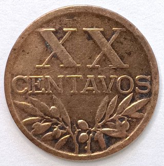 20 Centavos 1929 Portugal - Republica Portuguesa