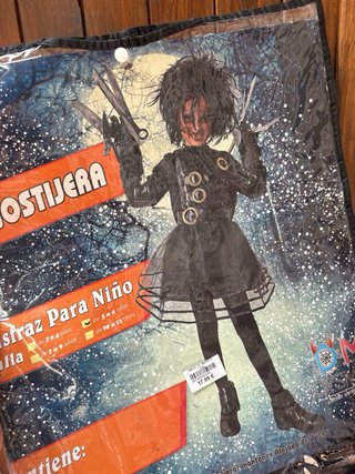 Disfraz Manostijera Niña Halloween