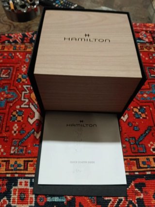 Caja de reloj Hamilton+ manuale