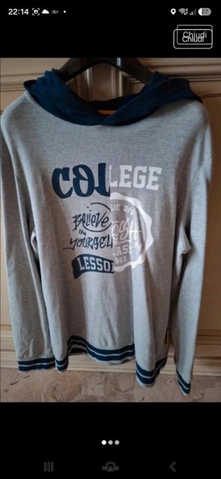 Felpa con cappuccio Original Marines 16 anni