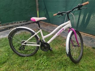 Bicicleta DTB Bambina Bianca e Rosa