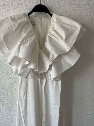 Mono Coosy blanco volantes