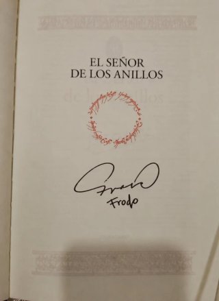 FIRMADO POR FRODO- El Señor de los anillos