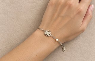 Pulsera Tous con Osito y Perla