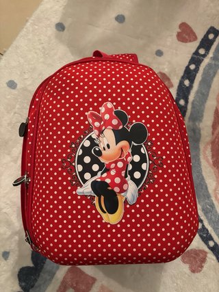 Zaino Minnie Pois Rosso