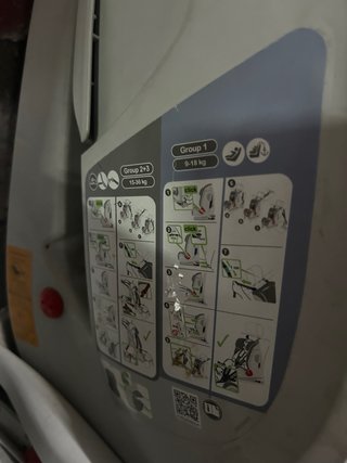 Seggiolino auto Britax Römer rosso