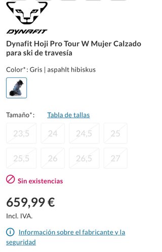 Botas Esquí Travesía Dynafit Hoji Mujer 23MP