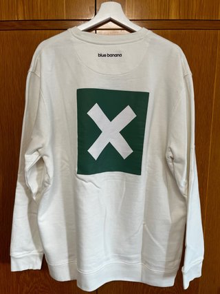Sudadera Blue Banana con logo X