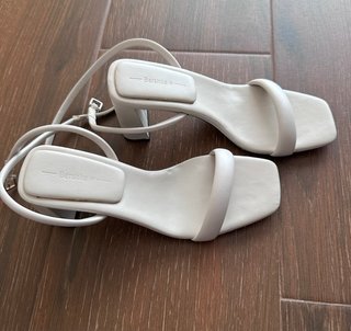 Sandalias Bershka Blancas Talla 37