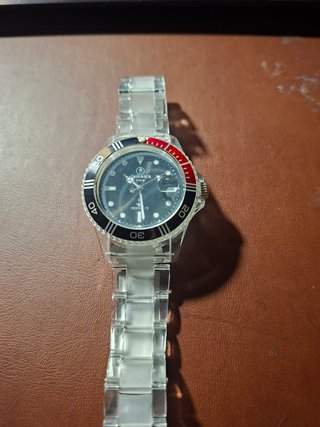 Orologio Jamaica Time nero e rosso
