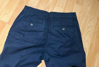 Pantalón Chino Azul Marino Kiabi Slim Fit
