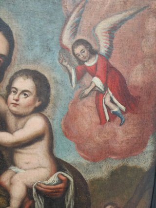 Cuadro Antiguo Óleo sobre Lienzo