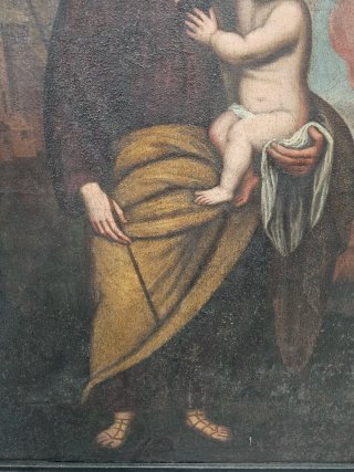 Cuadro Antiguo Óleo sobre Lienzo
