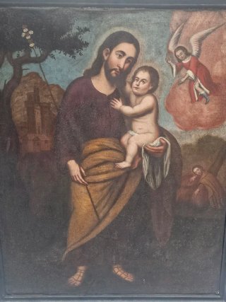 Cuadro Antiguo Óleo sobre Lienzo
