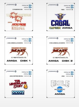 Etichette per dischi Commodore Amiga HD