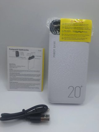 Batería Externa Blanca 20000mAh