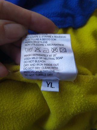 Giacca Sportiva Legea Blu e Giallo